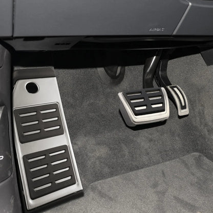 Car Accelerator Brake Footrest Pedals Pads for Audi Q7 SQ7 Q8 2016-2019 Porsche Cayenne 2018-2019 Car Interior Accessories