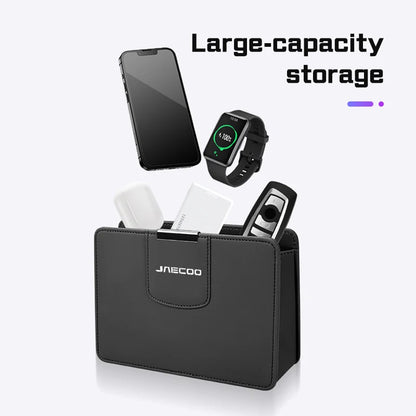 For Chery Jaecoo J7 J8 J5 6 2025 Car Leather Trash Can Auto Door Side Storage Box Seat Back Garbage Bag Organizer Accessories