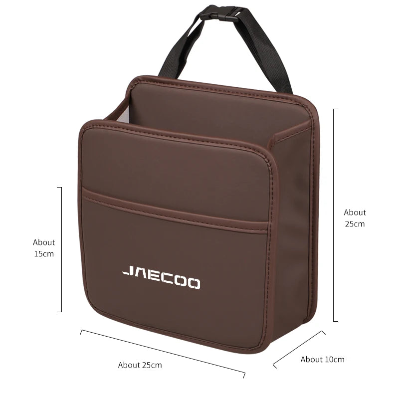 For Chery Jaecoo J7 J8 J5 6 Leather Car Seat Storage Bag Hanging Organizer Box Chery Tiggo 5 3 7 8 PRO 5X Arrizo A3 Accessories