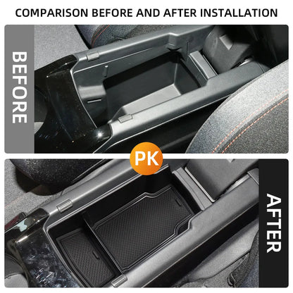 For Peugeot 2008 208 II 2019 2020 2021 2022 2023 2024 Armrest Storage Box Tray Central Container Holder Organizer Accessories