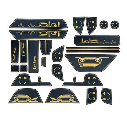 26pcs Non-Slip Car Cup Coaster Slot Pad for Volkswagen VW ID. Buzz