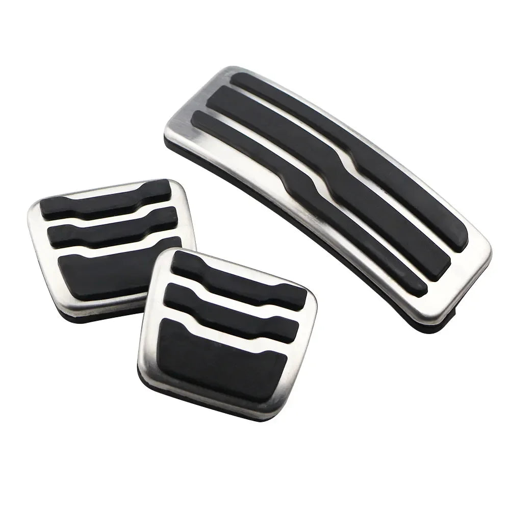 Stainless Steel Car Pedals for Ford Everest Ranger 2016 - 2023 AT MT Accelerator Gas Brake Rest Pedal Cover Parts Accessories