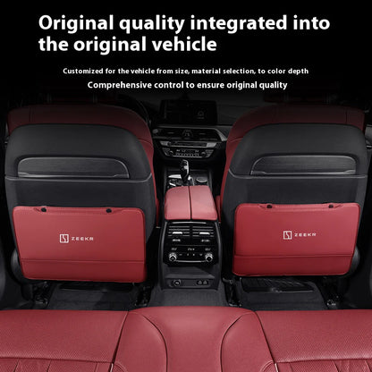 Car Seat Back Protection Anti-Kick Pad For ZEEKR 001 007 009 001FR 007GT X MIX 7X 9X