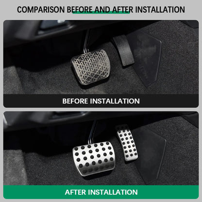 Car Pedals Covers for Infiniti Q30 QX30 2015-2023 AT Stainless Steel Gas Fuel Brake Pedal Cover Interior Accessories