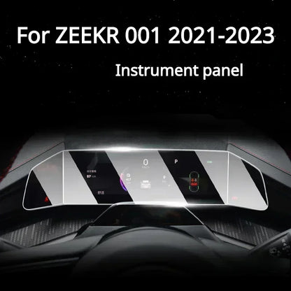 For ZEEKR 001 2023 2022 Tempered Glass Car Interior Navigation Entertainment Media Touch Center Display Screen Protective Film.
