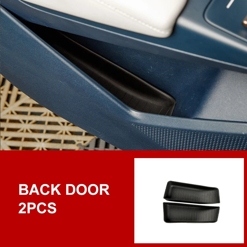 For Zeekr X 2023 2024 Interior Door Storage Box Door Slot Mat Car Modification Accessories.