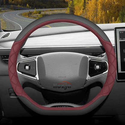 Leather Car Steering Wheel Cover for Jaecoo J7 J8 J5