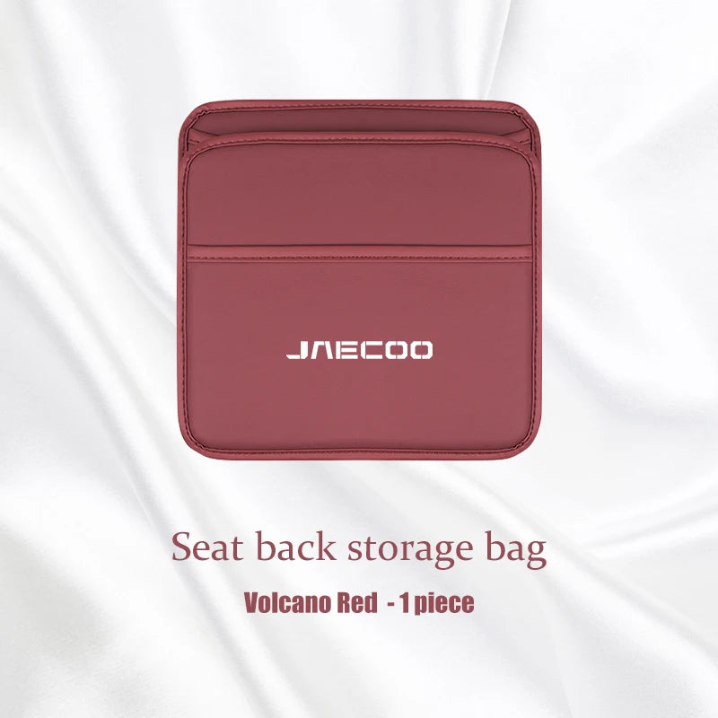 For Chery Jaecoo J7 J8 J5 6 Leather Car Seat Storage Bag Hanging Organizer Box Chery Tiggo 5 3 7 8 PRO 5X Arrizo A3 Accessories