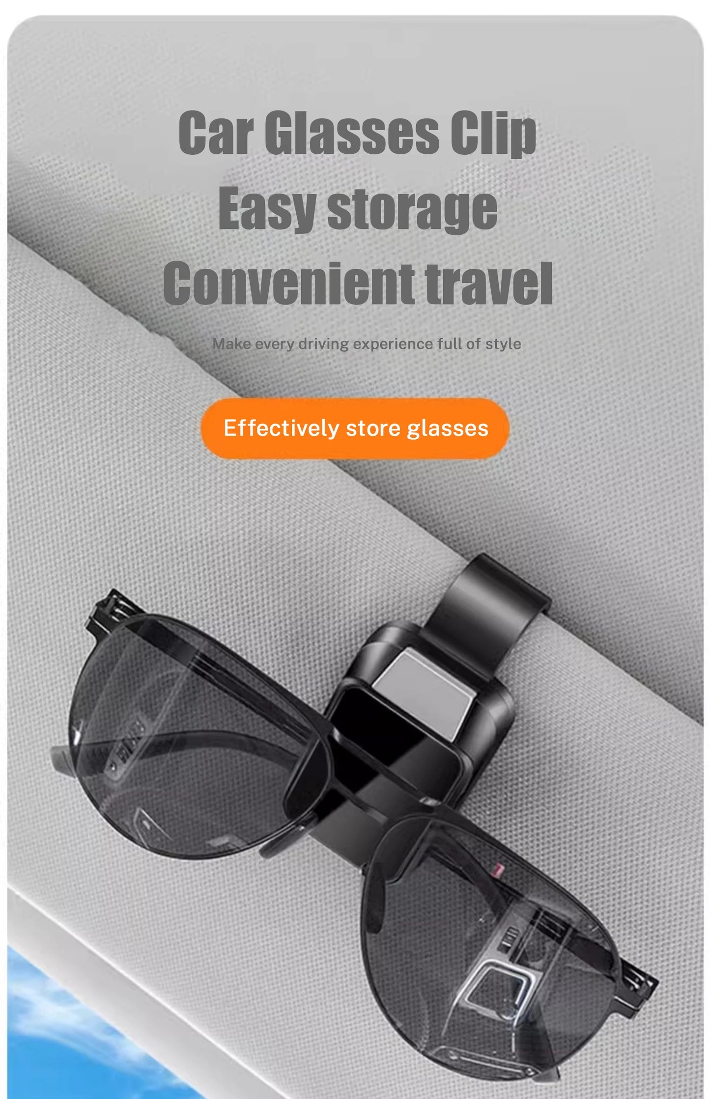 Alloy Magnetic Car Visor Sunglasses Holder Clip for Chery Jaecoo J7 J8