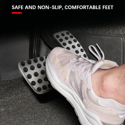 Car Pedals Covers for Infiniti Q30 QX30 2015-2023 AT Stainless Steel Gas Fuel Brake Pedal Cover Interior Accessories