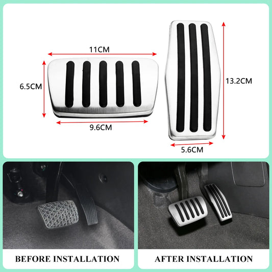 Car Pedal Cover for Chevrolet Cruze 2009-2018 Malibu 2013-2018 Equinox 2018 Cadillac XTS XT5 2013-2018 At Pedal Cover Pads Parts