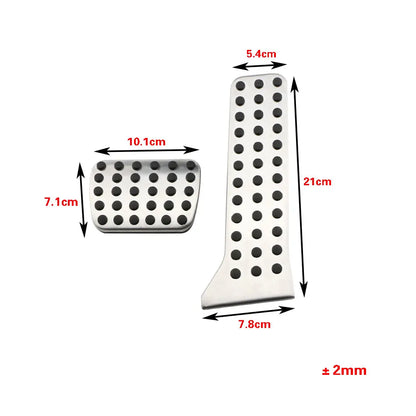 Car Gas Fuel Brake Rest Pedal Cover for Mazda 3 6 MK3 MK6 2014 2015 CX-5 Axela Atenza Parts Interior Accessories