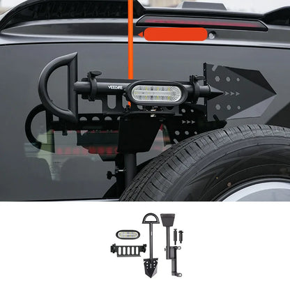 BYD Leopard 5/8 Tailgate Flagpole Rack Spare Tire Antenna Bracket