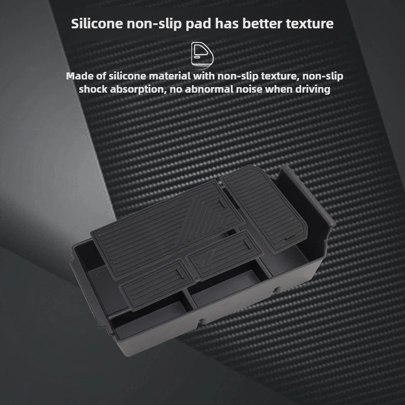 For Jaecoo J7 PHEV 2025 2024 2023 Armrest Storage Box ABS Central Organozer Tray Stowing Tidying Car Accessories