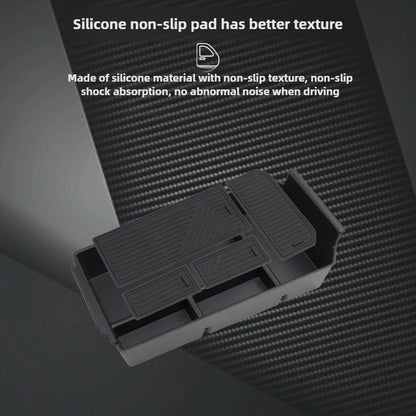 For Jaecoo J7 PHEV 2025 2024 2023 Armrest Storage Box ABS Central Organozer Tray Stowing Tidying Car Accessories