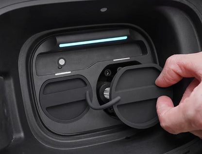 For New Zeekr 001 2024 2025 Restyling Car Styling Charging Port Waterproof Protective Cover Dust Cover Auto Modified Accessories.