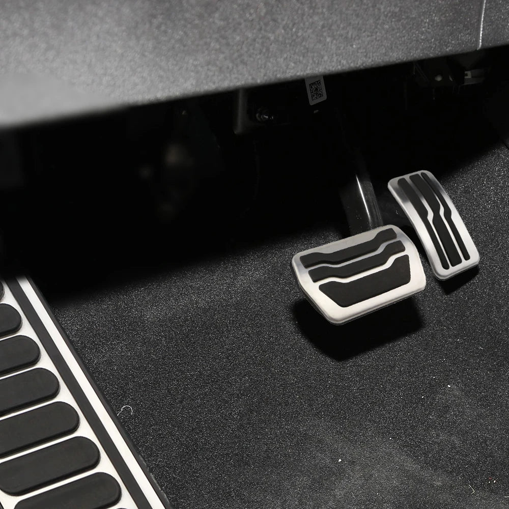Stainless Steel Fuel Pedal Brake Pedals Rest Pedal Set Cover for Ford Focus 2 3 4 MK2 MK3 MK4 St Rs 2005 - 2018 Accessories