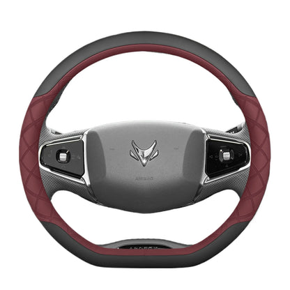 Leather Car Steering Wheel Cover for Jaecoo J7 J8 J5