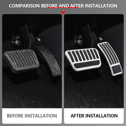 Car Pedals Covers For BYD Atto 3 2022-2025 AT Gas Accelerator Brake Pedals Covers Non-slip Protector Interior Accessories