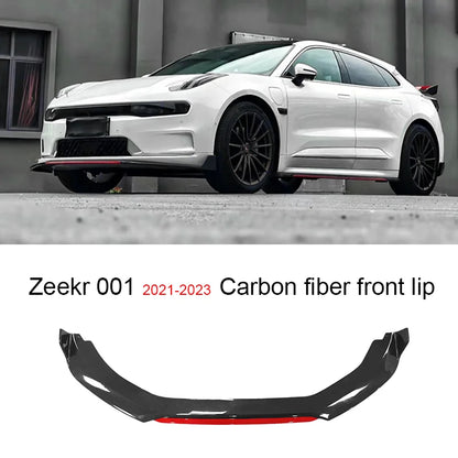 Zeekr 001 2021 2022 2023 Modified FR Model Carbon Fiber Front Lip Rear Lip Side Skirts High Feet Tail Small Enclosure.