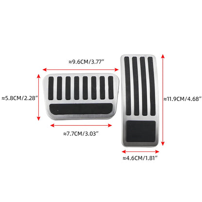 Car Pedals Covers For BYD Atto 3 2022-2025 AT Gas Accelerator Brake Pedals Covers Non-slip Protector Interior Accessories