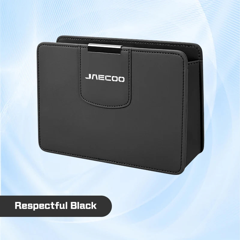 For Chery Jaecoo J7 J8 J5 6 2025 Car Leather Trash Can Auto Door Side Storage Box Seat Back Garbage Bag Organizer Accessories