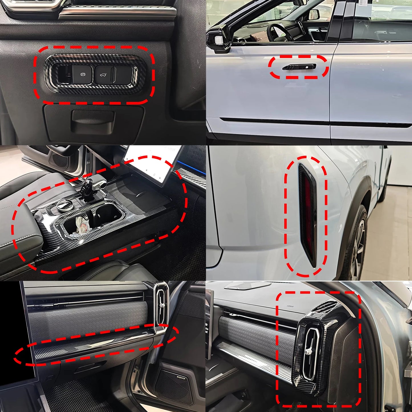 JAECOO J7 2025 2026 2027 Car Interior Exterior Trim Modification Cover