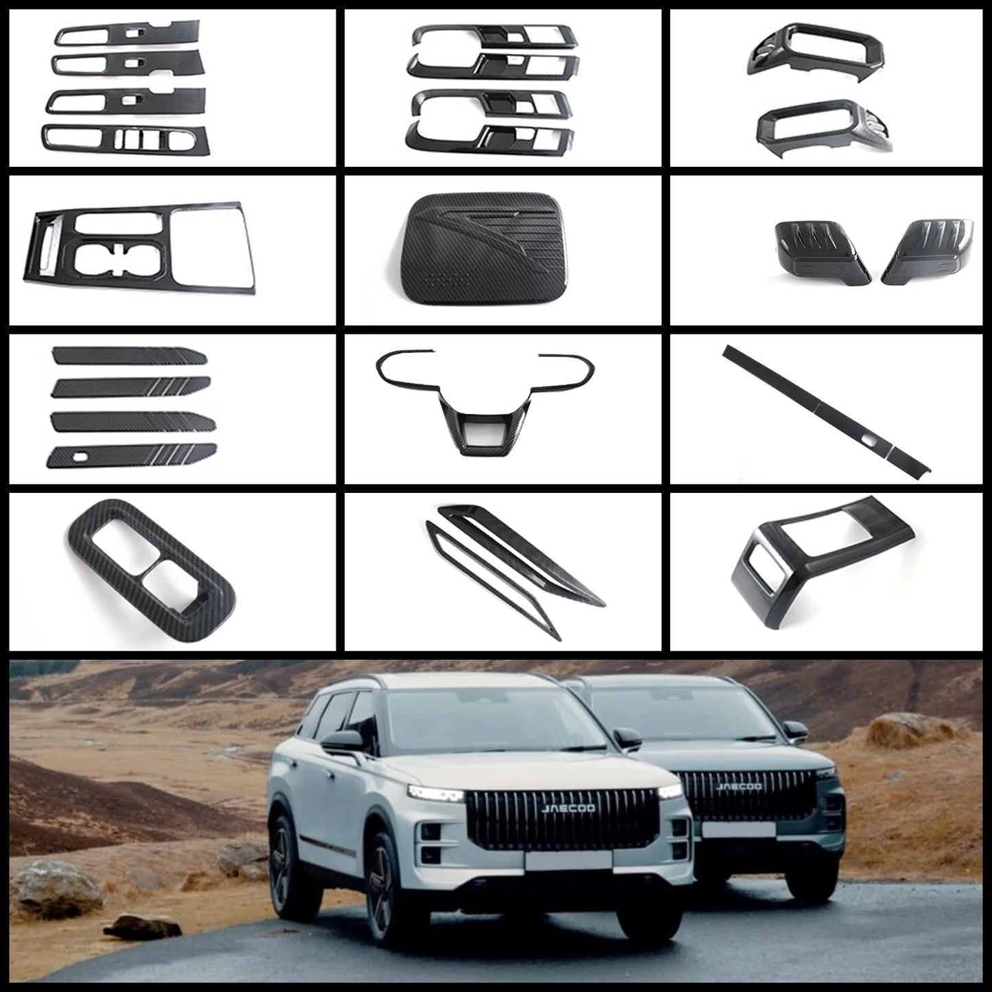 JAECOO J7 2025 2026 2027 Car Interior Exterior Trim Modification Cover