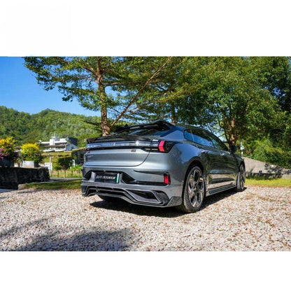 2PCS Zeekr 001 2021-2023 REAL CARBON FIBER Rear Bumper Splitter Canards Fins