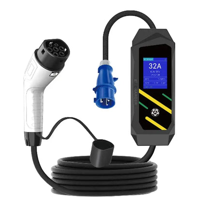 A99E-Type 2 EV 7KW 32A 1Phase EV Electric Car EVSE Portable Fast Charging Cable Wifi APP Bluetooth Control