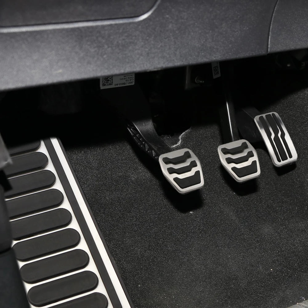 Stainless Steel Fuel Pedal Brake Pedals Rest Pedal Set Cover for Ford Focus 2 3 4 MK2 MK3 MK4 St Rs 2005 - 2018 Accessories