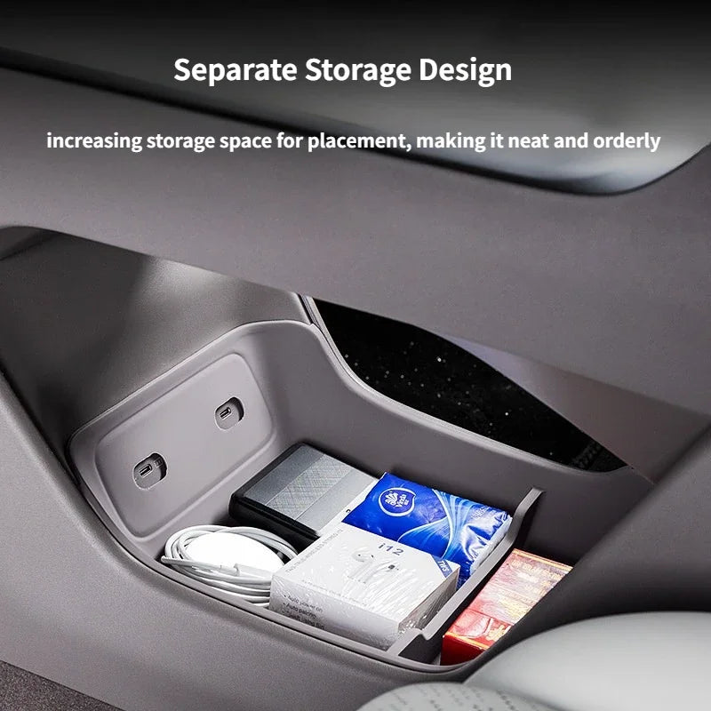 Zeekr 7X 2026 Car Central Control Lower Level Organizer Storage Box
