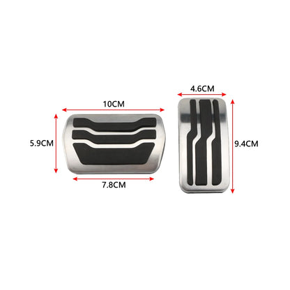 Stainless Steel Fuel Pedal Brake Pedals Rest Pedal Set Cover for Ford Focus 2 3 4 MK2 MK3 MK4 St Rs 2005 - 2018 Accessories