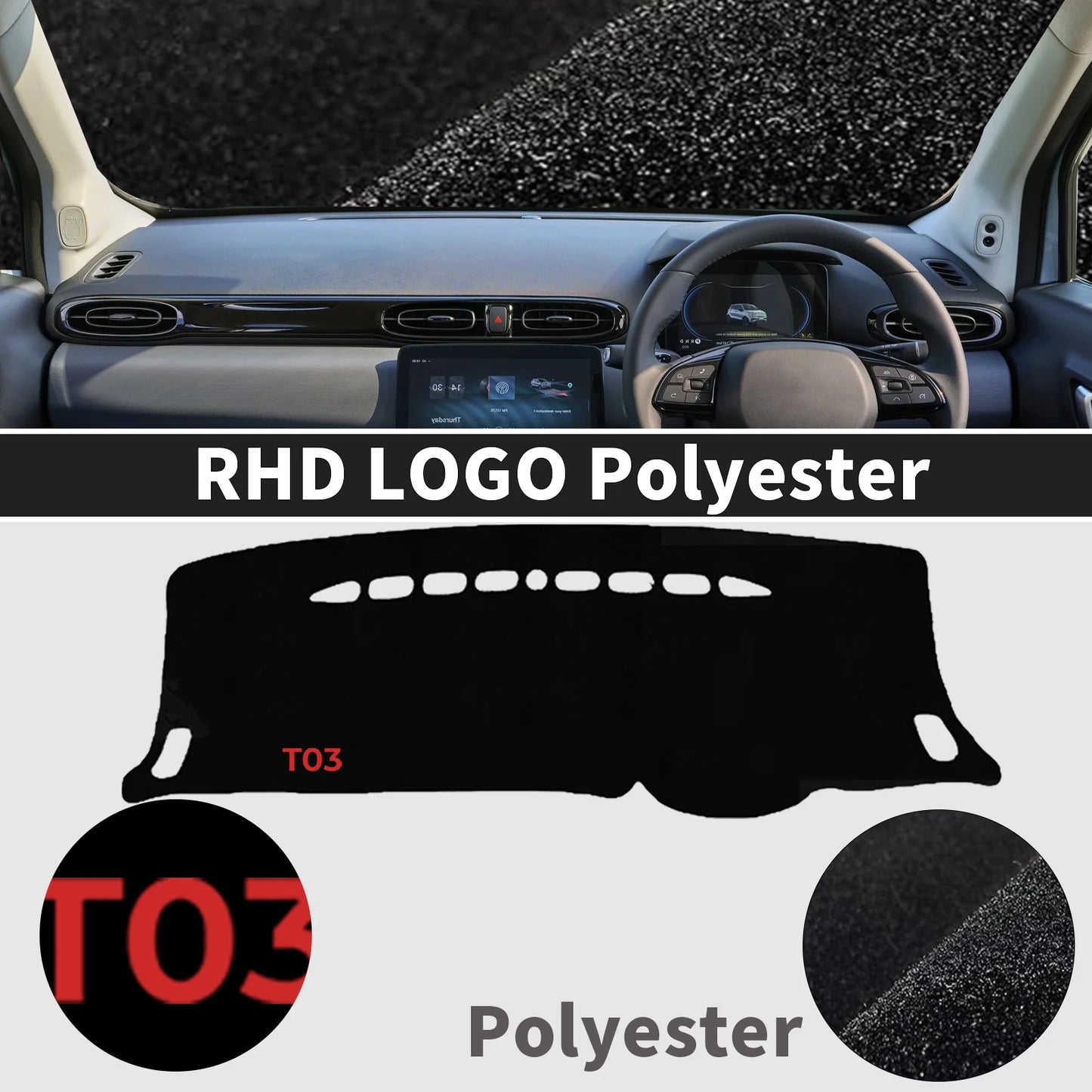 Leapmotor T03 Car DashMat Sunshade Protective Carpet