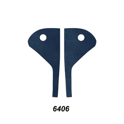 For ZEEKR X 2023 2024 Car Door Panel Suede Protective Sticker Alcantara Interior Accessories.