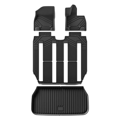 RHD for Xpeng X9 Car Floor Mats Cargo Liner Trunk Pad