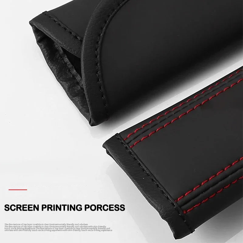 2Pcs Leather Car Seat Belt Protection Shoulder Pad Covers For Chery Jaecoo J7 J8