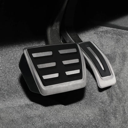 Stainless Steel Car Pedals for Audi A4 B9 A5 F5 2016-2019 Sedan Avant Sport Automatic Fuel Brake Footrest Pedal Cover