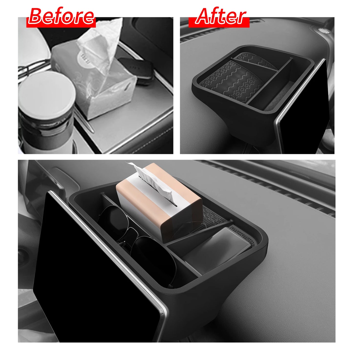 BYD ATTO 3 YUAN PLUS 2025 2026 Car Dashboard Storage Tray