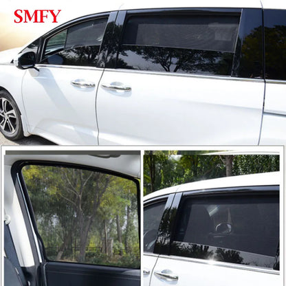 For ZEEKR 009 2022-2024 Car Sunshade Customized Sun Shade Side Window Sun Visor Heat Insulation Mesh Curtains Protection Cover.