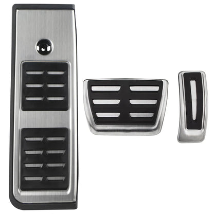 Stainless Steel Car Pedals for Audi A4 B9 A5 F5 2016-2019 Sedan Avant Sport Automatic Fuel Brake Footrest Pedal Cover