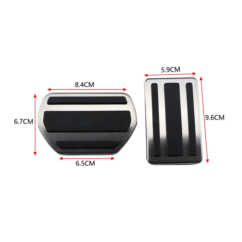 Stainless Steel Car Pedals Non-Slip for Peugeot 508 for Citroen C5 2012 - 2014 C6 Gas Fuel Brake Pedal Cover Accessories