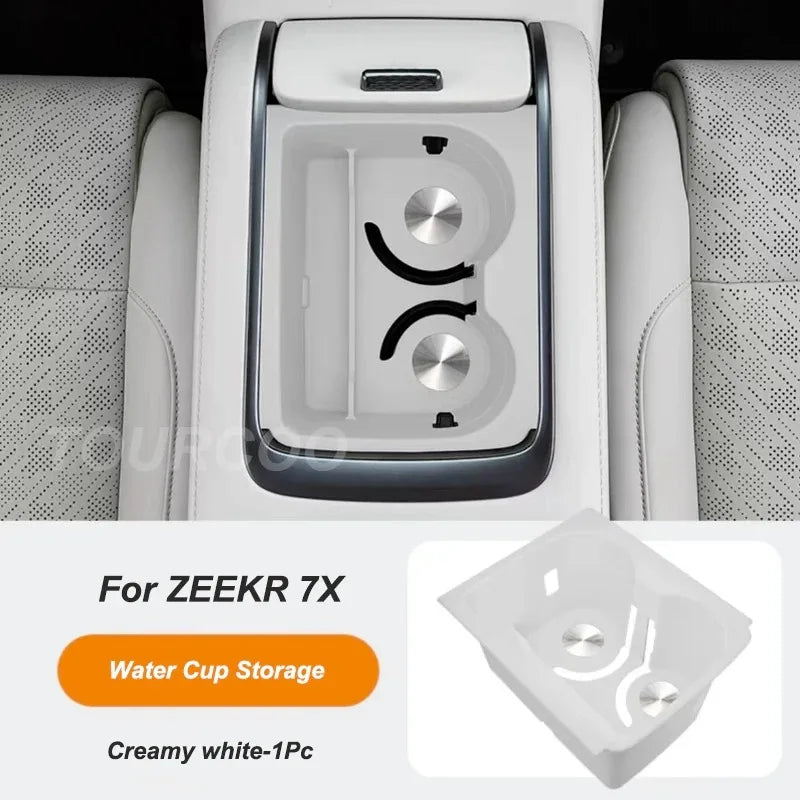 Zeekr 7X Silicone Center Console Water Cup Frame Cover
