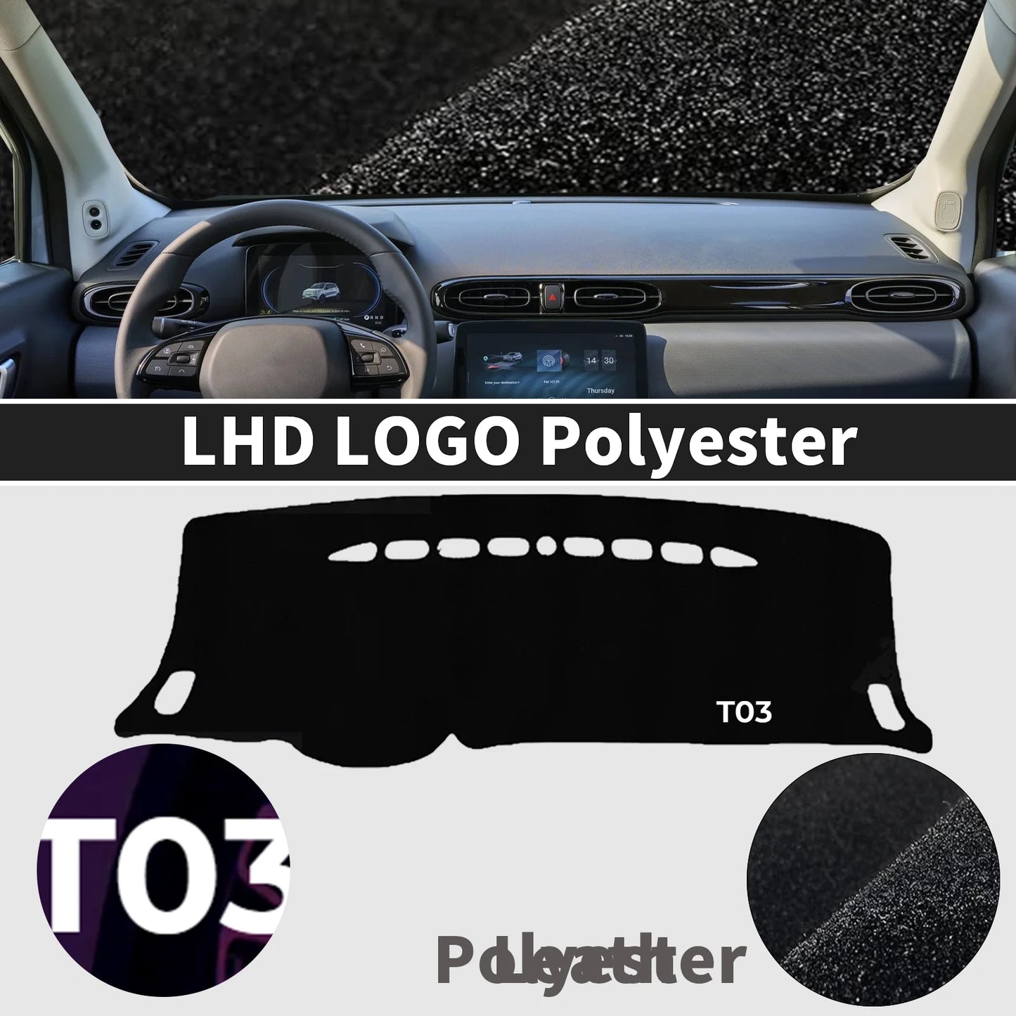 Leapmotor T03 Car DashMat Sunshade Protective Carpet