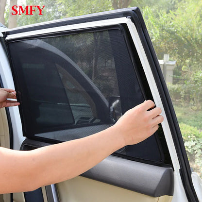 For ZEEKR 009 2022-2024 Car Sunshade Customized Sun Shade Side Window Sun Visor Heat Insulation Mesh Curtains Protection Cover.