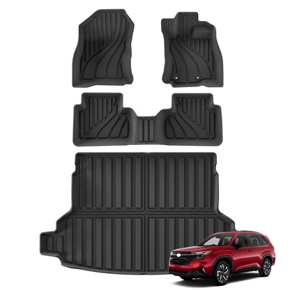 RHD for Subaru Forester 2025 TPE 3D Car Floor Mats Cargo Liner
