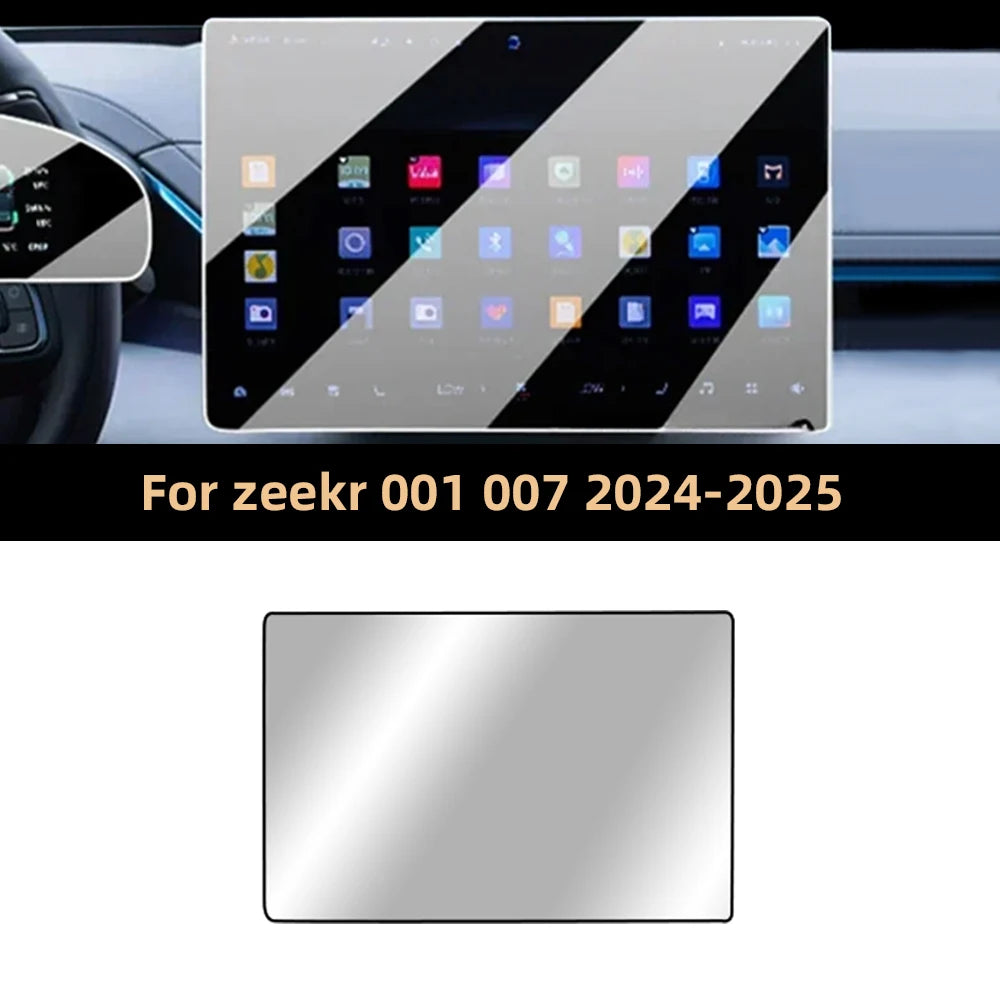 Zeekr 001 007 Navigation Instrument Air Conditioning Screen Protector HD Tempered Glass Film