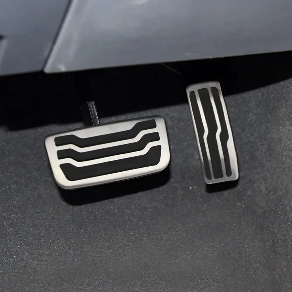 Stainless Steel Car Pedals for Ford Everest Ranger 2016 - 2023 AT MT Accelerator Gas Brake Rest Pedal Cover Parts Accessories