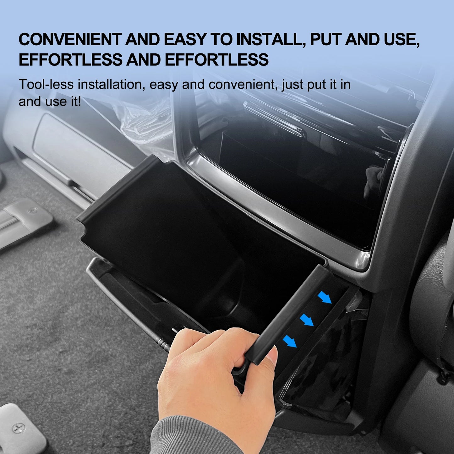 RHD Rear Armrest Storage Box & Trash Bin for Toyota Alphard / Vellfire 40 Series (2024)