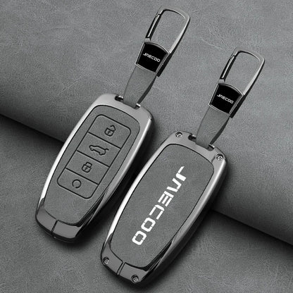 For Omoda JAECOO J7 2025 2024 Car Remote Control Key Case Cover Zinc Alloy Leather Protector Auto Keychain Accessories